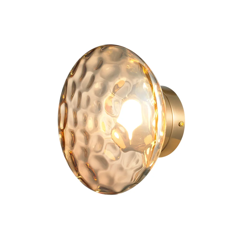 Arandela Thea champanhe e dourado Bella Iluminação