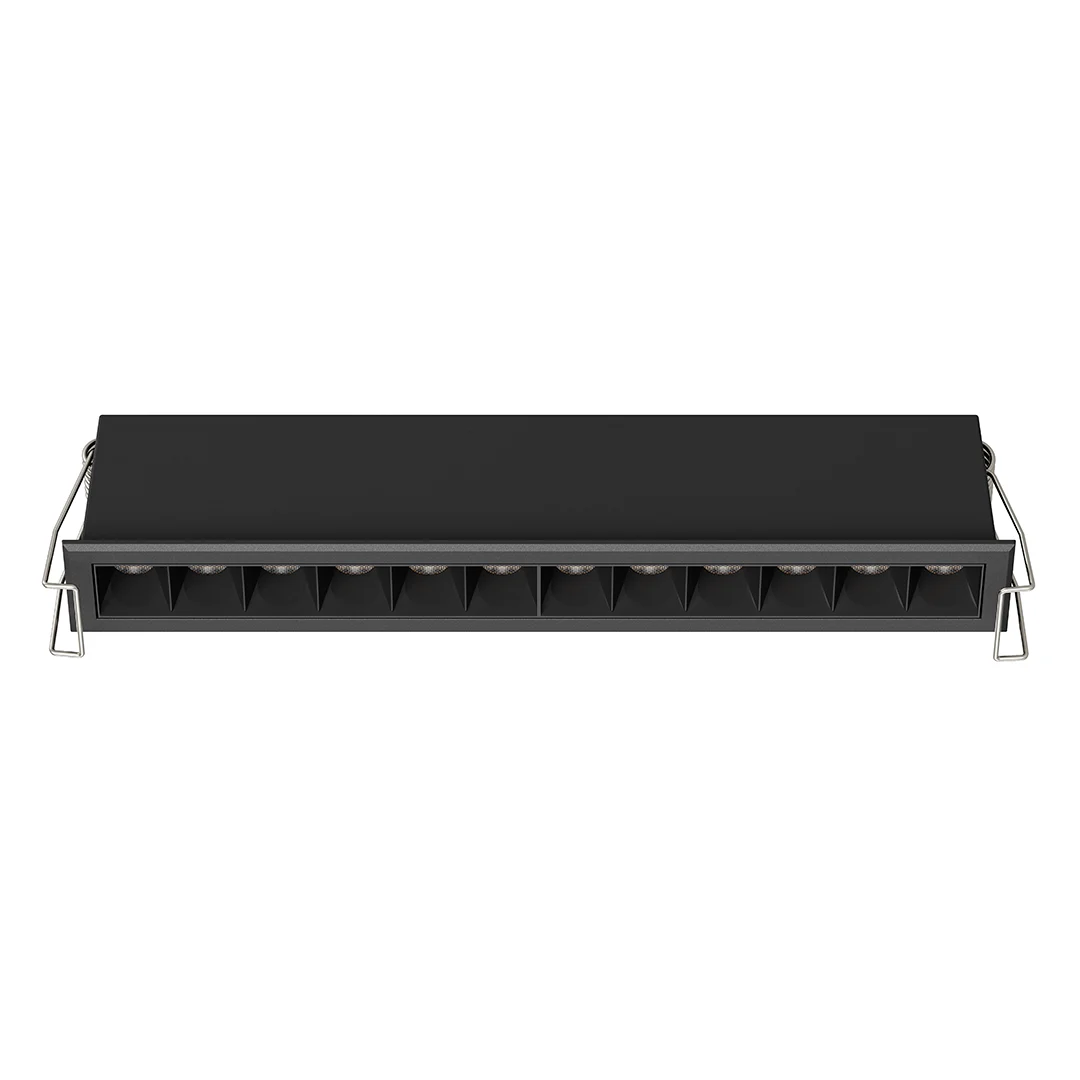 Downlight POWERLUX preto Nordecor