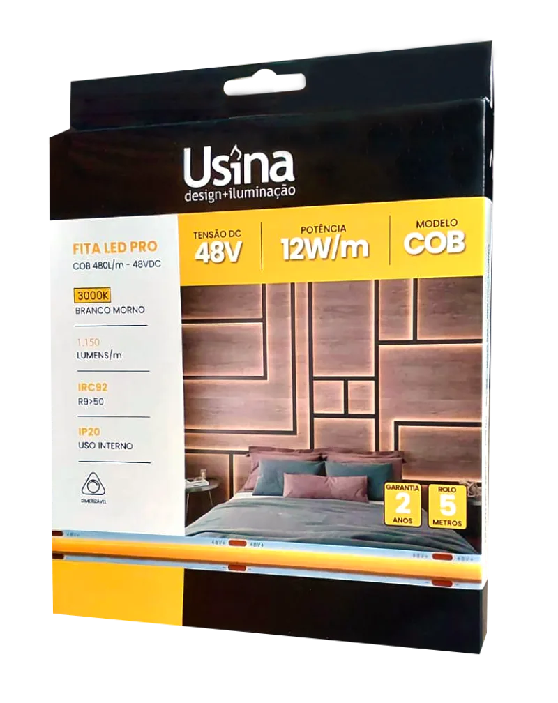 Fita de LED PRO COB 48V Usina Design